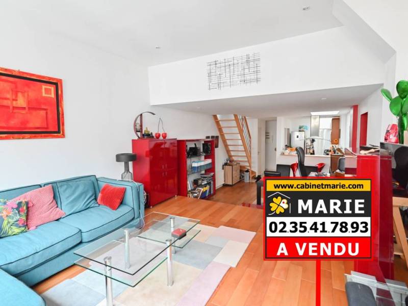 VENDU ! Appartement DUPLEX style LOFT volume T3 bien situé au LE HAVRE -  Centre Anatole France (76600)