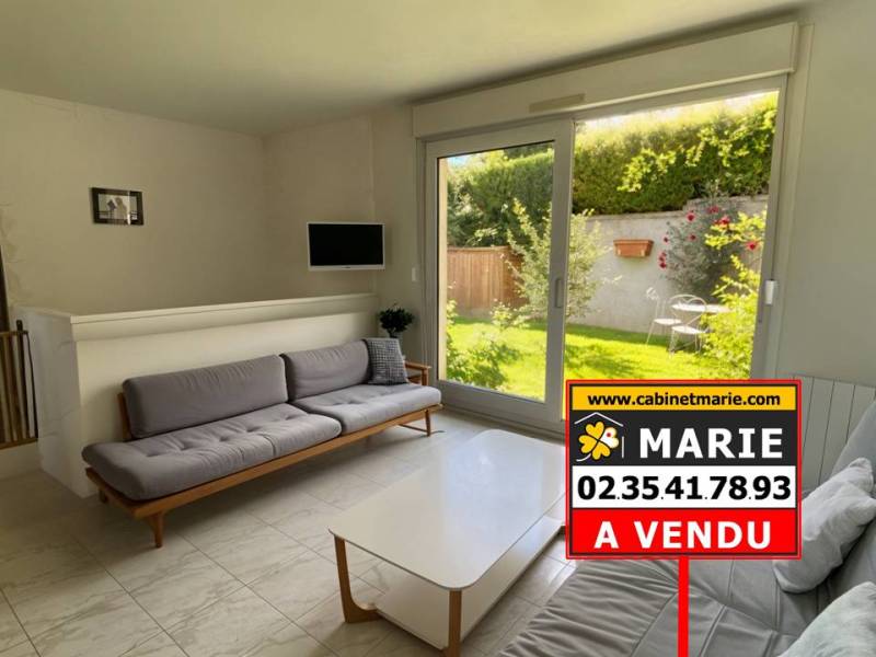 VENDU ! SANVIC-EGLISE,  Appartement DUPLEX avec JARDIN PRIVATIF sans vis à vis au HAVRE (76620)