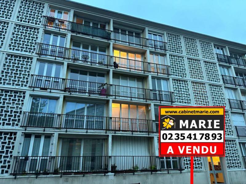 VENDU ! RARE à la vente, Secteur PLAGE , Appartement volume T3 avec BALCON à vendre au Havre (76600)