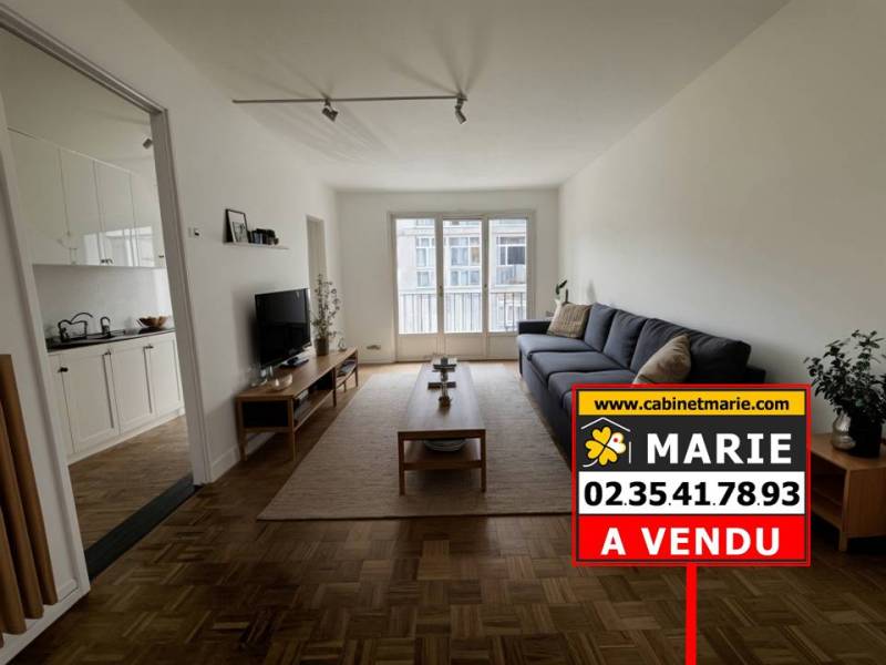 VENDU ! Appartement volume T4 bien situé secteur Anatole France Danton au HAVRE (76600)