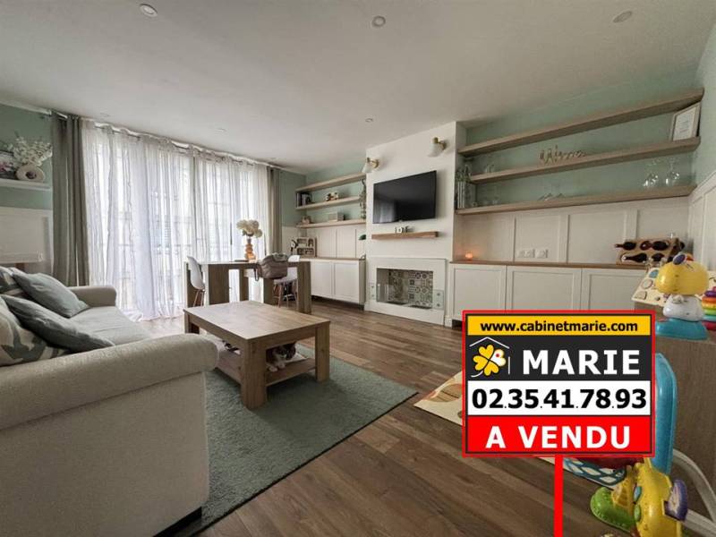 VENDU ! En EXCLUSIVITÉ, Appartement avec ASCENSEUR idéalement situé quartier Saint-François au HAVRE (76600)