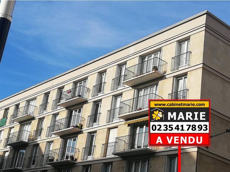 Vendu ! BEL APPARTEMENT T4 avec BALCON SUD idéalement situé en HYPER CENTRE VILLE DU HAVRE (76600), HÔTEL DE VILLE