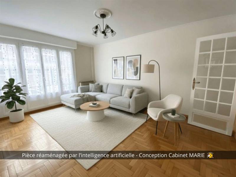 En EXCLUSIVITÉ, Appartement Volume T4 avec LOGGIA idéalement située en CENTRE-VILLE au HAVRE (76600)