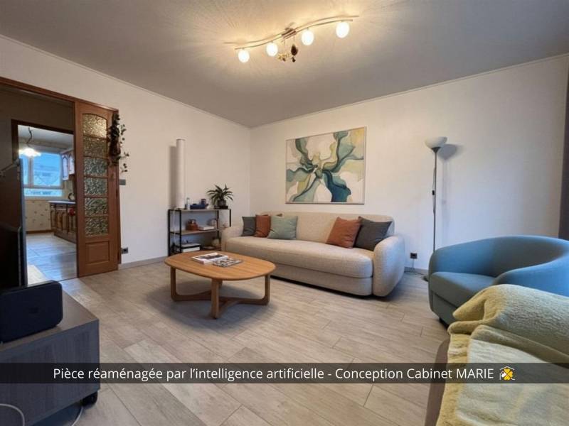 SOUS-COMPROMIS  ! Appartement BEAU VOLUME T4 avec BALCON bien situé proche futur TRAMWAY au HAVRE (76600) - Graville